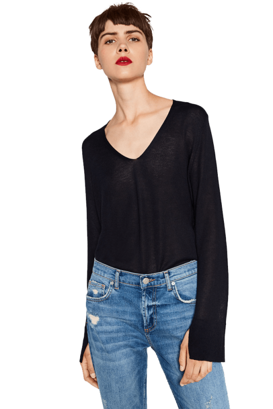 Zara VNECK SWEATER