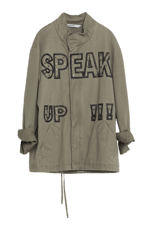 Zara OVERSIZED PARKA